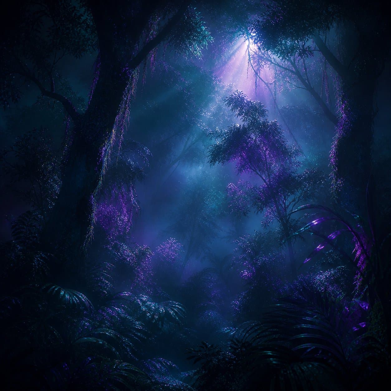 Misty Forest Canopy